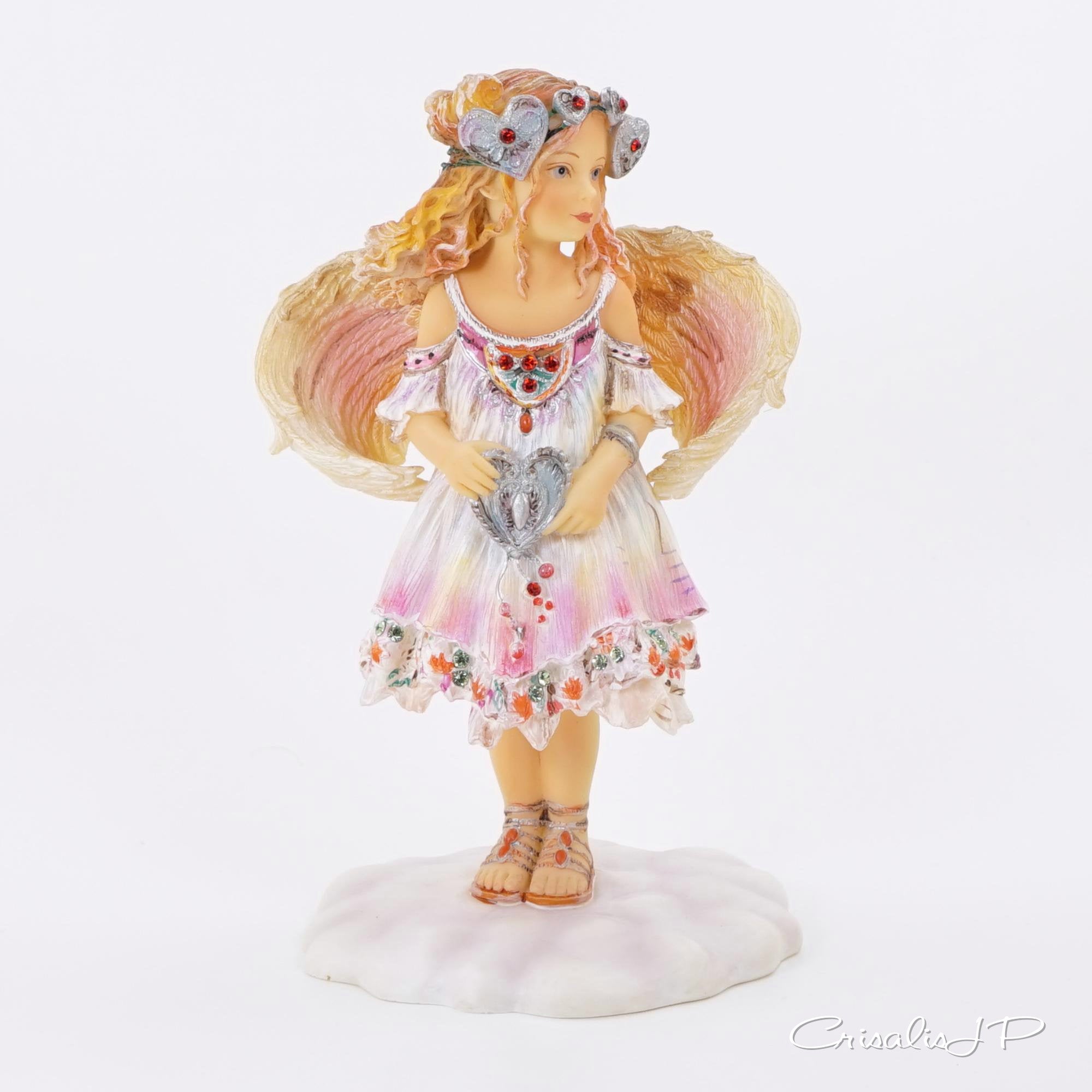 クリサリスコレクション❥エンジェルウィスパーズ❥幸福の天使❥初期限定版❥レア品 英国直輸入 クリサリスコレクション☆ ゴッド・ハート(1-649) サイン