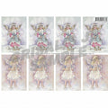 [D9901110] Decoupage Crystal Star & Winter Twilight