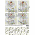 [D9901122] Decoupage 4 Dawn's Early Dancer With Background