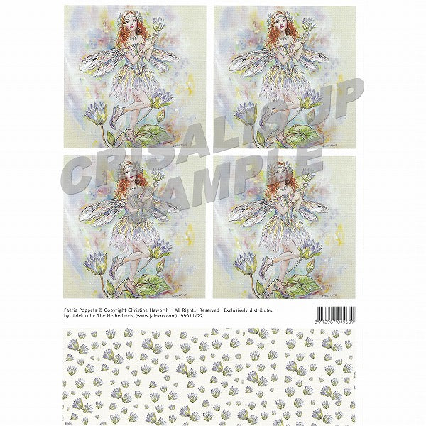 [D9901122] Decoupage 4 Dawn's Early Dancer With Background