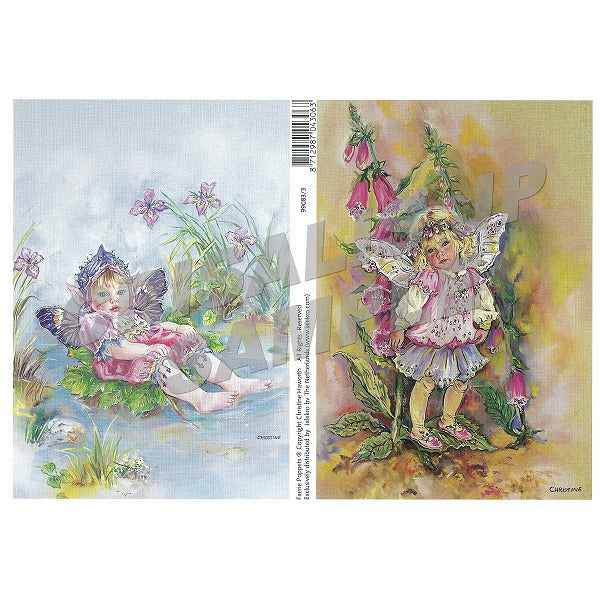 デコパージュ 2アート5枚セット – 天使と妖精のクリサリスコレクション