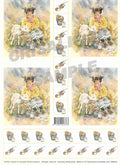 [D9908406] Decoupage 4 On the Farm with Motifs