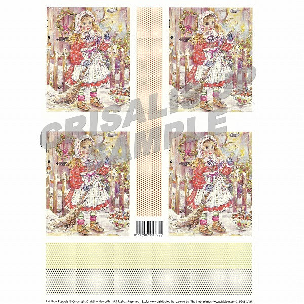 [D9908445] Decoupage 4 The New Broom with Backgrounds