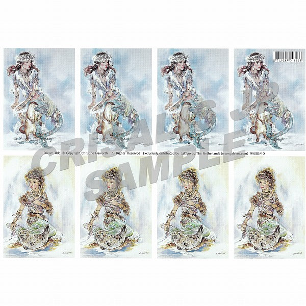 [D9908510] Decoupage Arctic Princess & Ice Bound Majesty