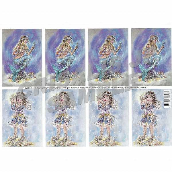 [D9908511] デコパージュ　コーラル・ビューティー、ウィシング・スター