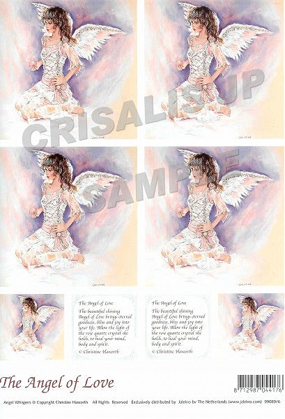 [D9908906] Decoupage 4M Angel of Love with Message