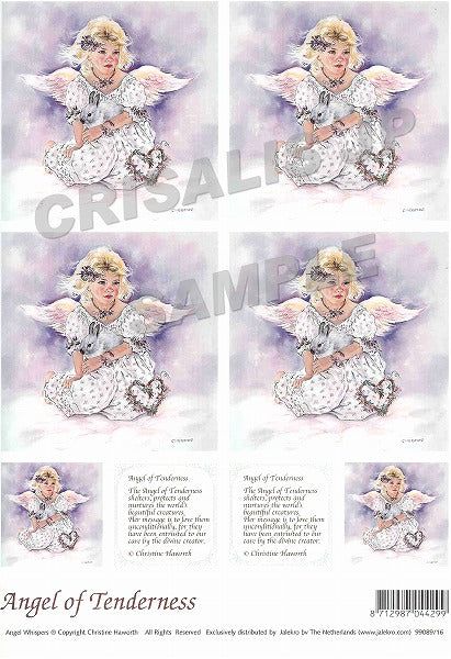 [D9908916] Decoupage 4M Angel of Tenderness with Message